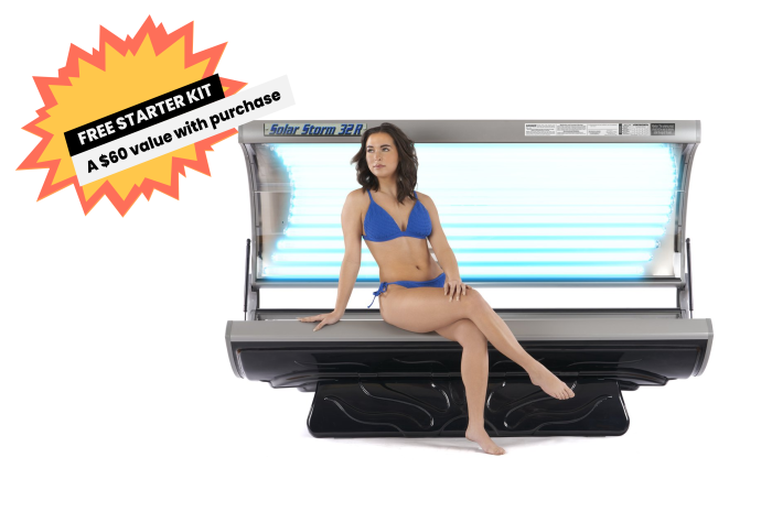 Solar Storm 32R Deluxe 220 Volt Tanning Bed